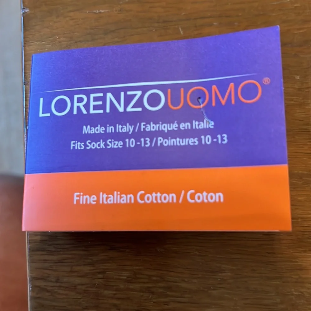 Lorenzo Uomo Italian Cotton Socks $19 ea or ALL 4 pairs for $50 NWT